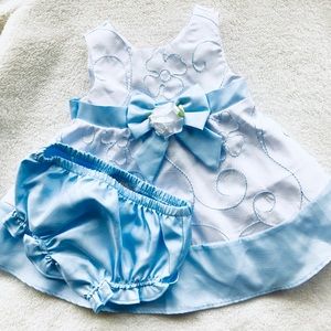 Sunday Dress with Bow 3-6 Months